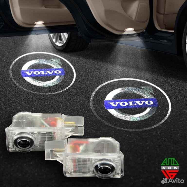 Штатная подсветка дверей Вольво XC60 - Volvo XC60