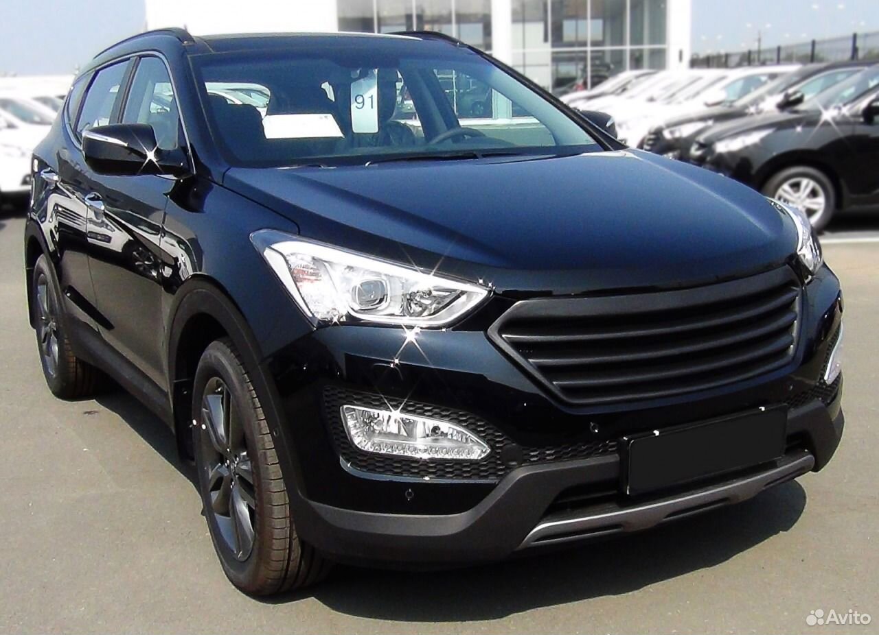 Решетка радиатора Hyundai Santa Fe (1 тип)