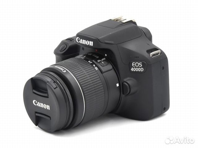 Фотоаппарат Canon EOS 4000D Kit 18 55mm III черный купить в