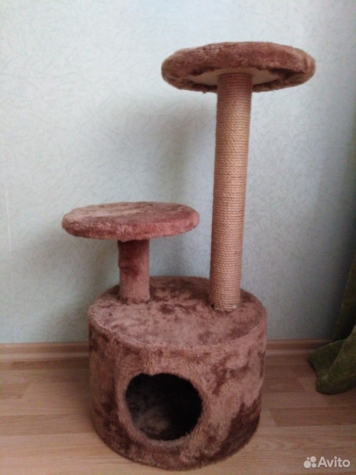 Домик для кошек, Когтеточка купить на Зозу.ру - фотография № 1