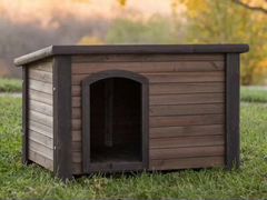 Деревянная будка для собаки