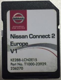 Карты европы SD для навигации Nissan Connect 2