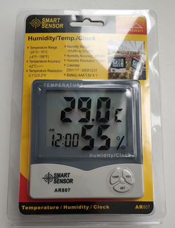 Цифровой влагомер-термометр AR807