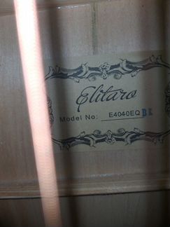 Электро-акустическая гитара Elitaro E4040EQ