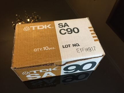 Новые запечатанные аудиокассеты TDK SA C90