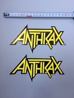 Виниловые наклейки рок-группы Anthrax