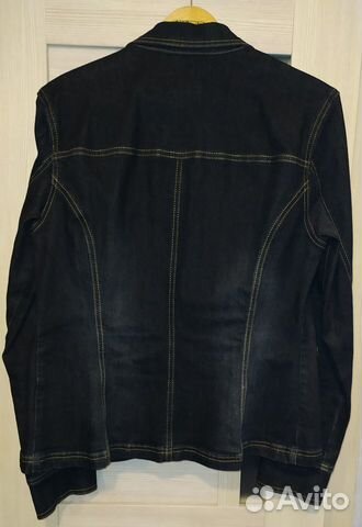 Пиджак женский из джинсовой ткани