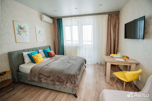 

Квартира-студия, 26 м², 2 кровати