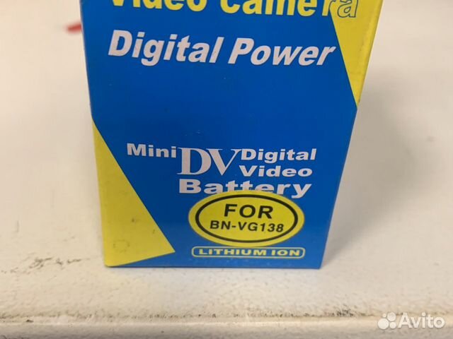 Аккумулятор jvc Bn-vg138 для видеокамер