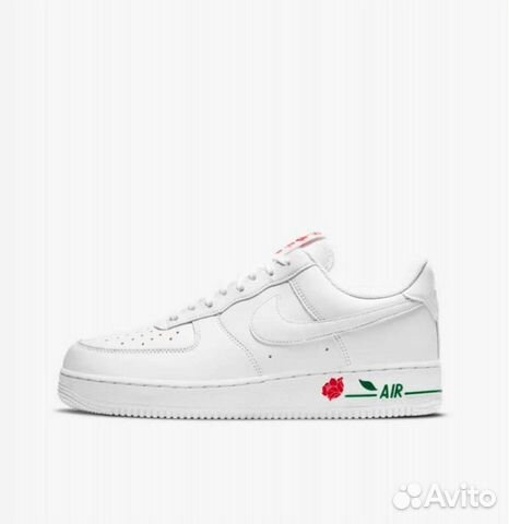 nike air force low rose white