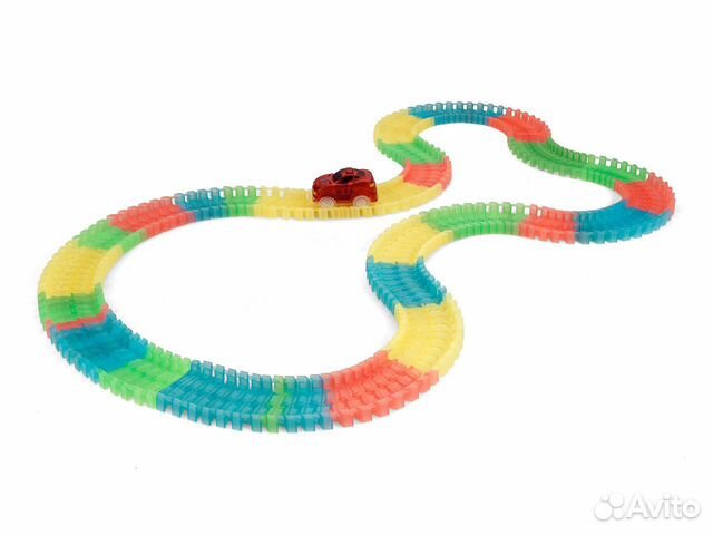 Трек светящийся Magic Track 134 деталей