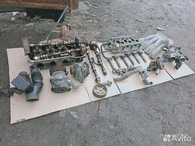 В разборе двигатель 1mzfe лексус RX 300