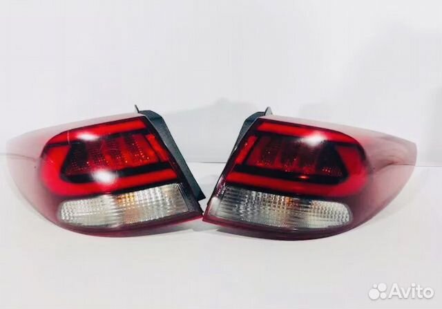 задние led фонари kia rio 4