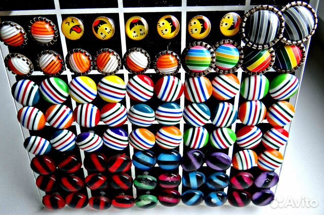 Новые сережки - гвоздики