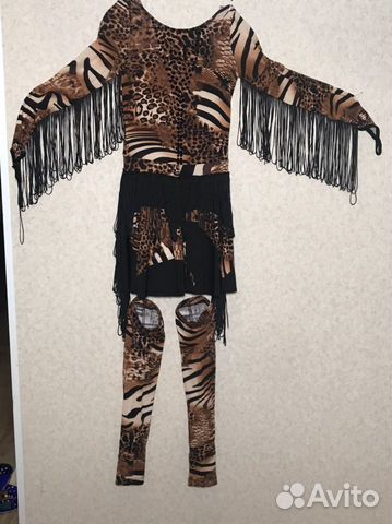 Костюм детский леопард для танцев