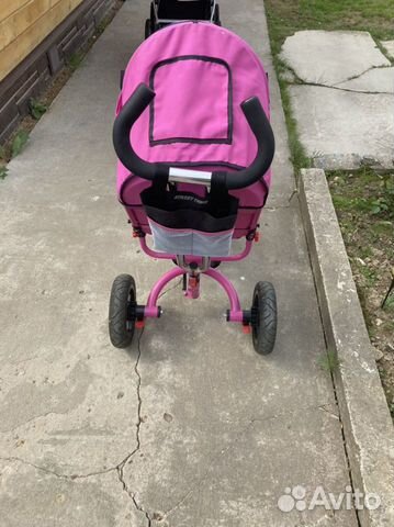 Детский велосипед с родительской ручкой