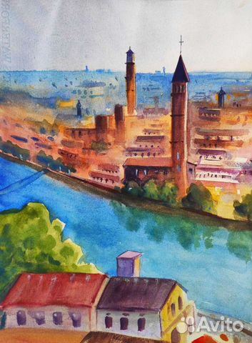 Картины акварелью