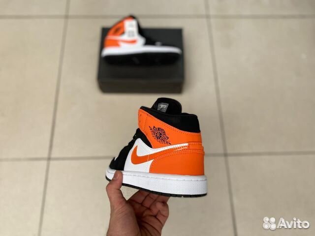 black orange white ones