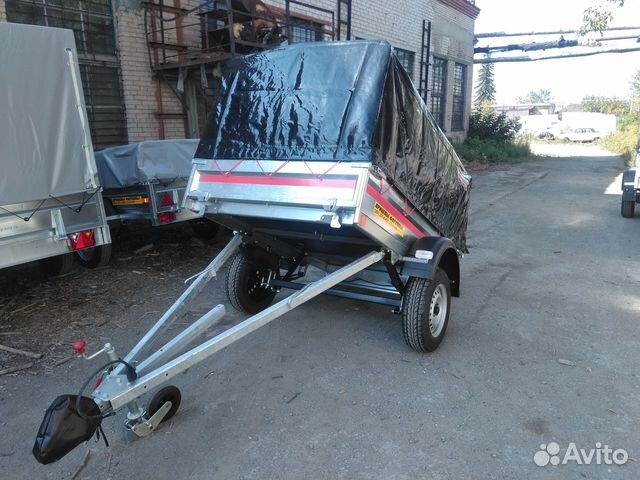 Курганский прицеп 821303 Крепыш-2 с высоким тентом