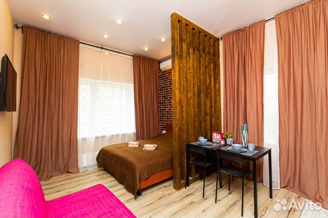 

Квартира-студия, 30 м², 2 кровати