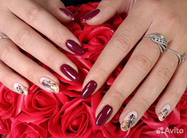 Маникюр наращивание