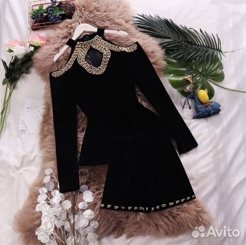 Кофта с баской / Костюм двойка / Вечерний костюм