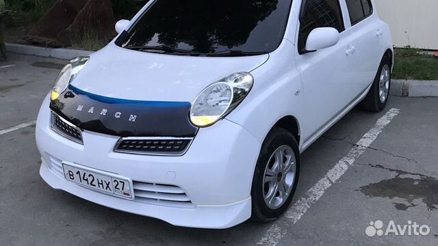 Ветровики, Дефлектор капота nissan micra (K12) С 2