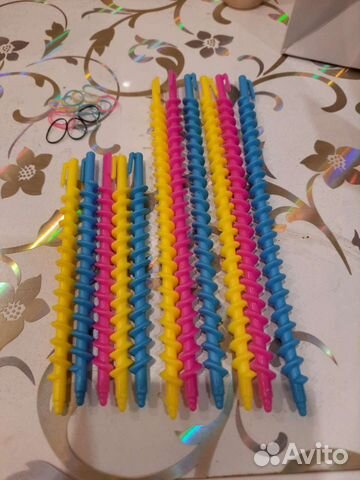 Бигуди спиральные (зигзаг)