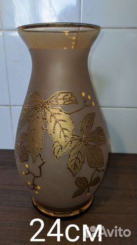 Вазы Чехия Egermann богемское стекло