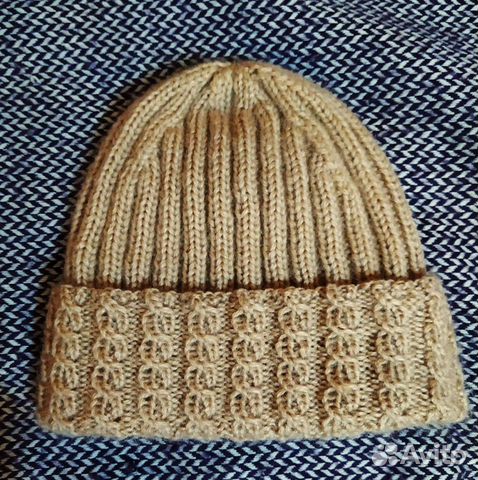 Шапка шерстяная (ручная работа). Новая
