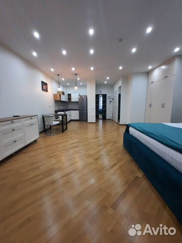 

Квартира-студия, 43,7 м², 1 кровать