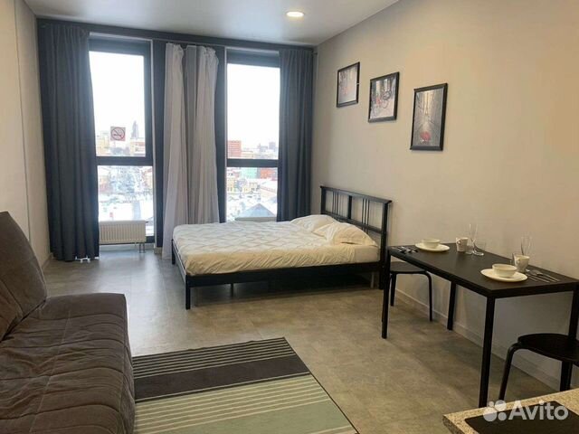 

1-к. квартира в апарт-отеле, 30 м², 2 кровати
