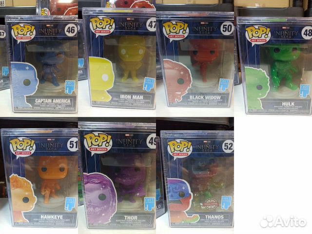 Фигурки Funko POP Art Series Bobble Marvel Infini