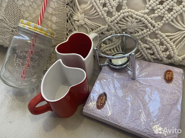 Набор посуды для дома и баночка чеснок