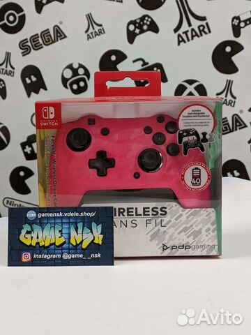 Pro Controller PDP Gaming Nintendo Switch Pink New