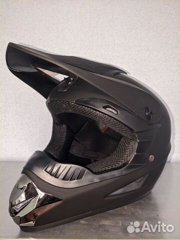 Мотошлем Virtue Чёрный (L)