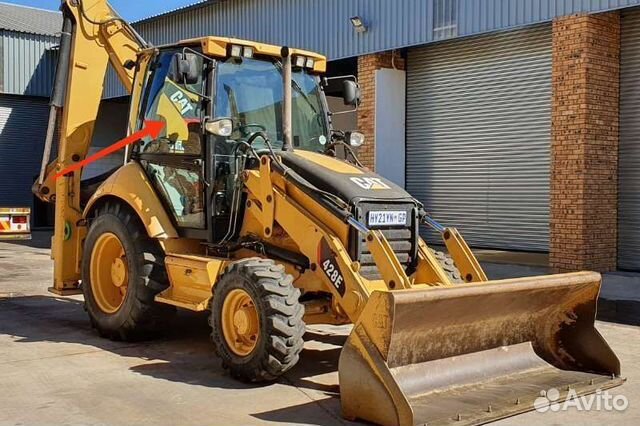 Трактор катерпиллер насосы как надо поменять 428 Дверное стекло правое на Caterpillar 428/434/444e купить в Москве Запчасти Авито