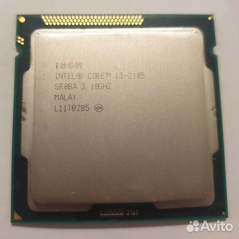 Процессор intel core i3 2105 LGA1155
