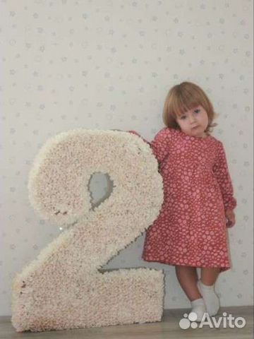 Цифра 2 на день рождения