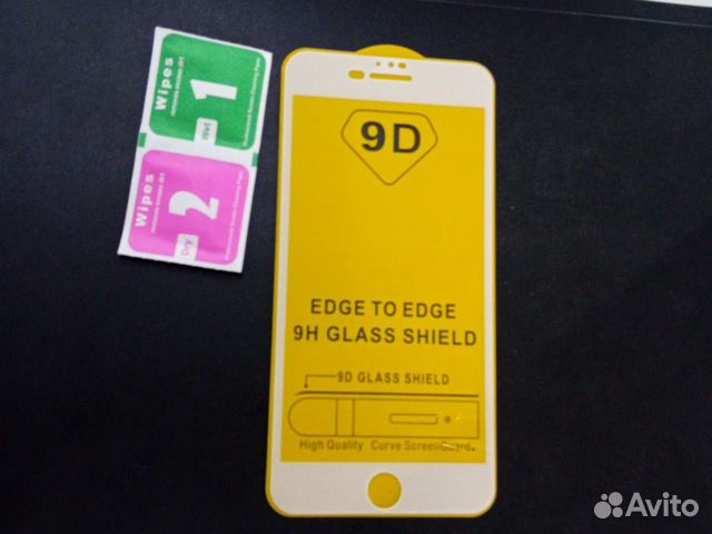 Защитное стекло на iPhone 7 Plus Белое