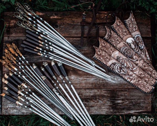 Шампура, казаны, шашлычные наборы