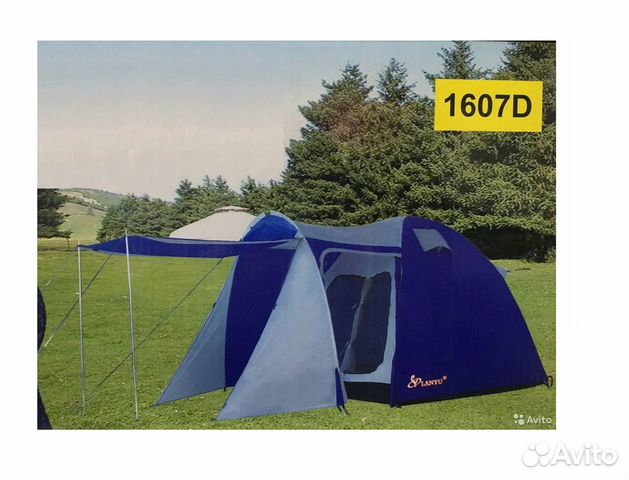 Палатка кемпинговая 4-х местная 1607D 