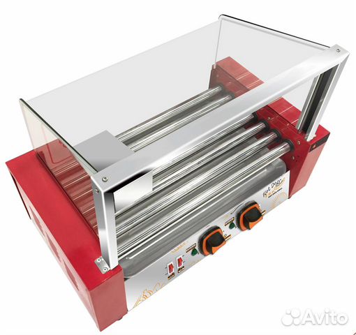 Гриль роликовый RG-5S для хот-догов с защ экраном
