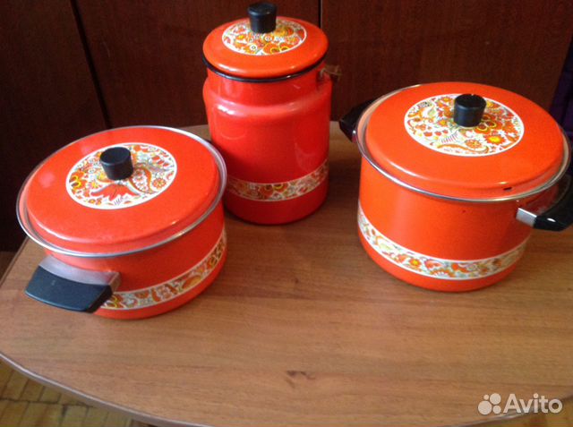 Эмалированная посуда СССР