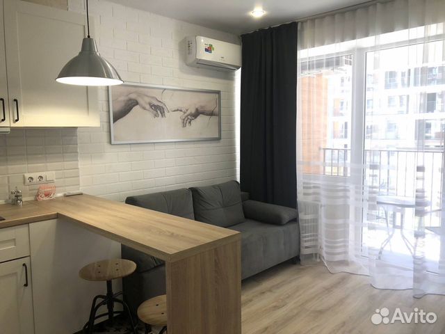 

Квартира-студия, 24 м², 2 кровати