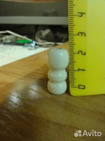 Бусина из бивня и рога для паракорда