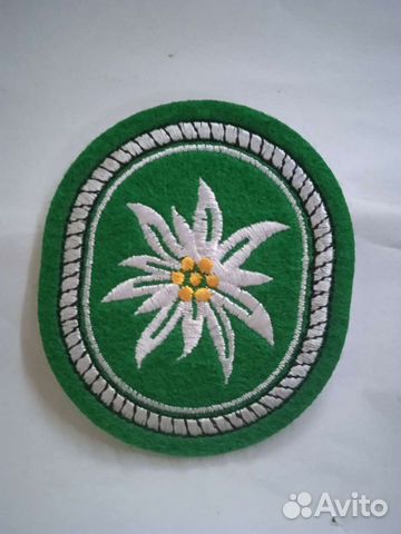 Нашивка шеврон эдельвейс Бундесвер