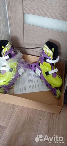 Роликовые коньки детские раздвижные