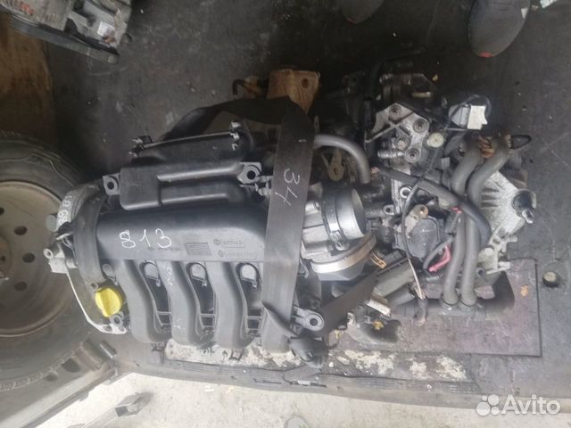 Двигатель Рено Меган 2 Сценик 2 K4M760 1.6 бензи