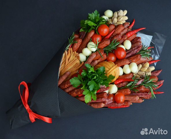 Мужские букеты съедобные